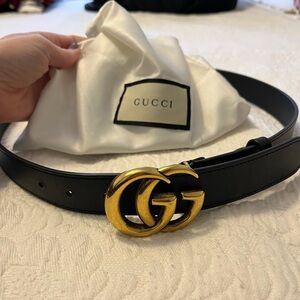 Authentic Gucci belt leather
